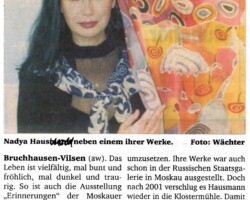 Russische Künstlerin in der Klostermühle