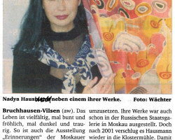 Russische Künstlerin in der Klostermühle